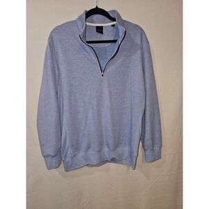Dunning Golf Pullover Mens Large Blue Quarter Zip Performance